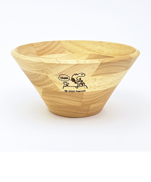 スヌーピー あくび 木製サラダボウル 食器 SNOOPY