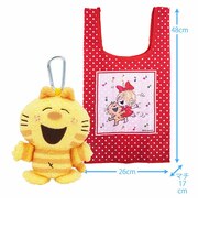 水森亜土 ねこ ぬいぐるみエコバッグ マスコット