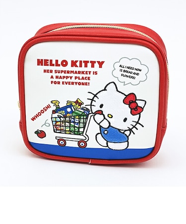 サンリオ ハローキティ スクエアポーチ ホワイト Sanrio