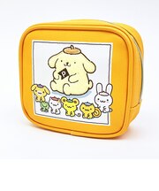 サンリオ ポムポムプリン スクエアポーチ オレンジ Sanrio