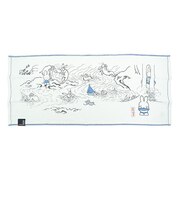 ミッフィー miffy 鳥獣戯画 フェイスタオル 川遊び