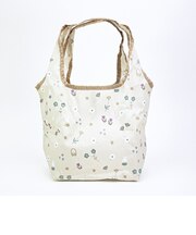 ミッフィー miffy 折りたたみエコバッグ(S) 小花 グレージュ