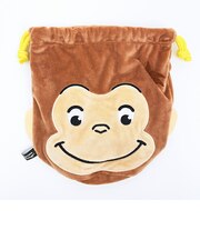 おさるのジョージ ぬいぐるみ巾着