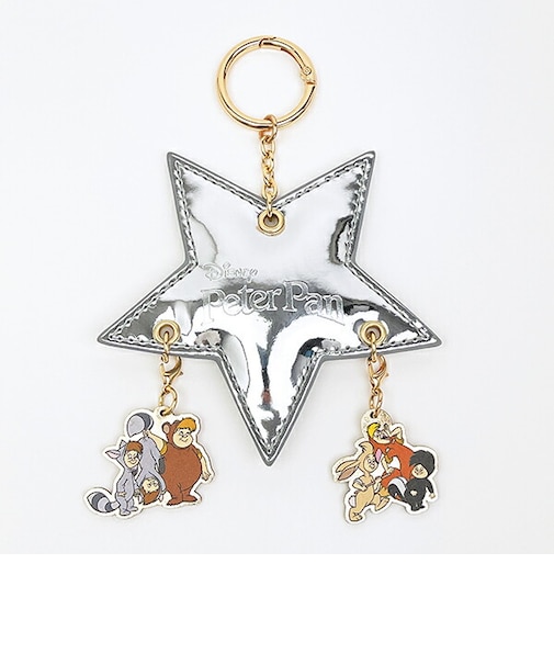 ディズニー ピーターパン スタースイングチャーム シルバー キーホルダー Disney