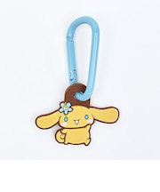 サンリオ 日焼け シナモロール ラバーマスコット付きカラビナ シナモン Sanrio