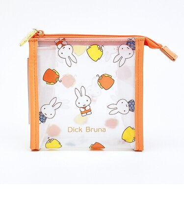 ミッフィー miffy クリアポーチ (オレンジ) My Favorite Dressシリーズ