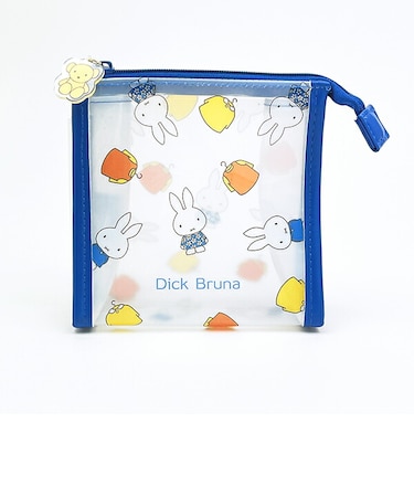 ミッフィー miffy クリアポーチ (ブルー) My Favorite Dressシリーズ