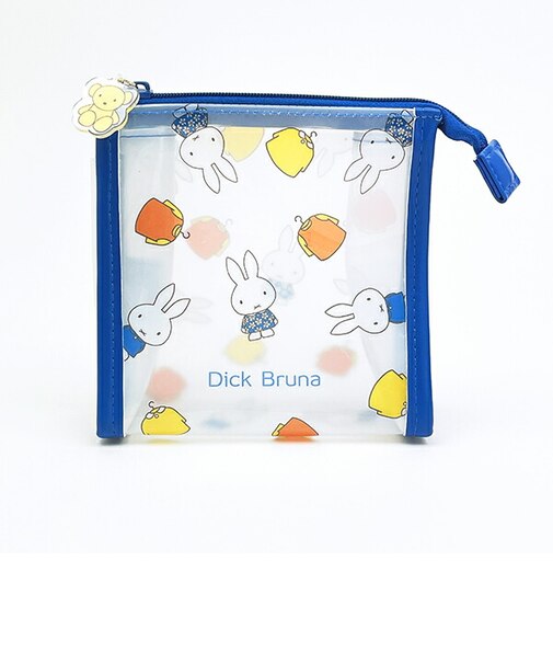 ミッフィー miffy クリアポーチ (ブルー) My Favorite Dressシリーズ