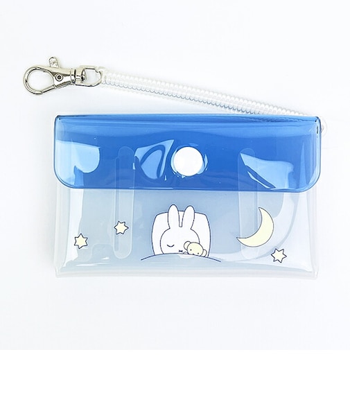 ミッフィー miffy おやすみ ふたごポーチ (ブルー)