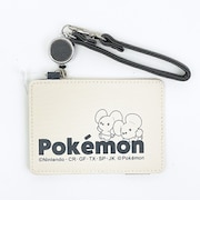 ポケットモンスター ワッカネズミ リール付きパスケース カラーロゴ ポケモン
