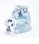スヌーピー コミック ミニ巾着 ブルー SNOOPY