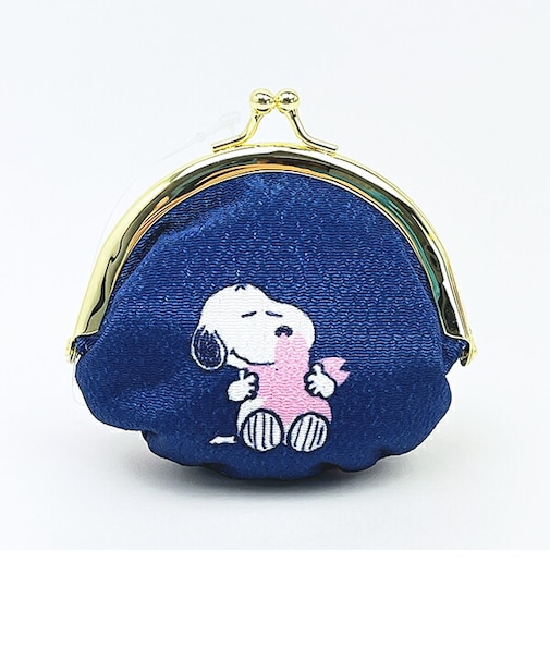 スヌーピー がま口コインケース SAKURASAKU SNOOPY