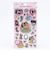ディズニープリンセス 集合 ピンク グリッタージュエルシール 文具 Disney