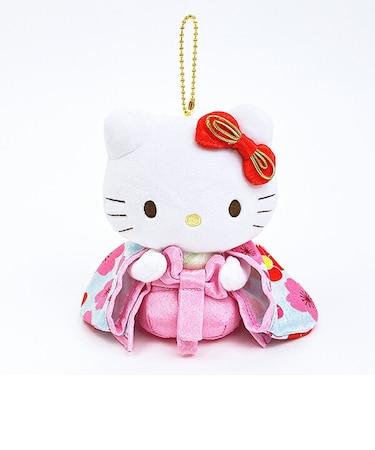 サンリオ ハローキティ (姫) ぬいぐるみボールチェーン 将軍シリーズ マスコット Sanrio