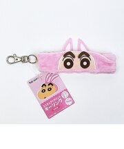 クレヨンしんちゃん ミニチュアヘアバンドキーリング (ウサギ) キーホルダー