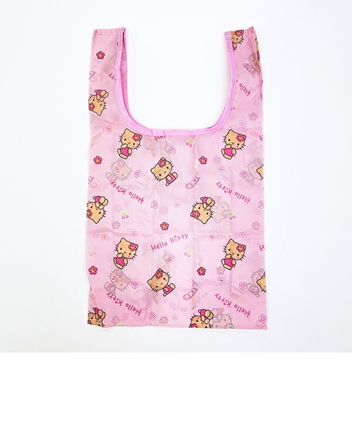 サンリオ 日焼けキティ 巾着収納プチエコバッグ ピンク Sanrio
