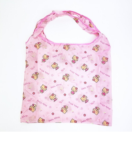 サンリオ 日焼けキティ 巾着収納エコバッグ ピンク Sanrio