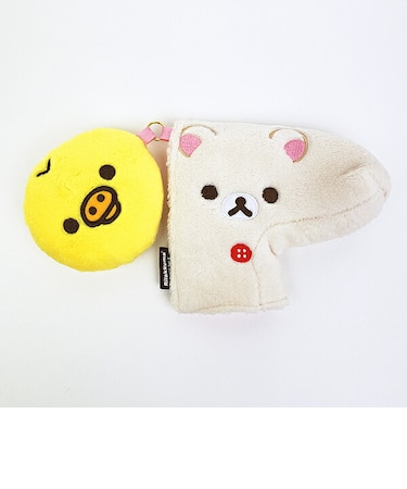 リラックマ コリラックマ パターカバー フェイス ゴルフ用品