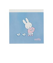 ミッフィー miffy メモパッド・スクエア (friends) ブルー 文具 日本製
