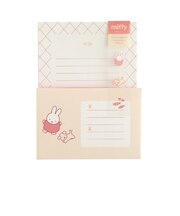 ミッフィー miffy レターセット (dance) ホワイト 文具 日本製