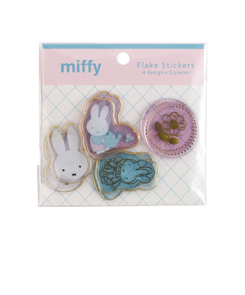 ミッフィー miffy フレークシール (flower) 文具