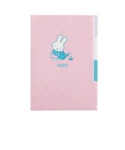ミッフィー miffy A5ポケットクリアファイル (flower) ピンク 文具 日本製