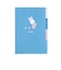 ミッフィー miffy A5ポケットクリアファイル (friends) ブルー 文具 日本製