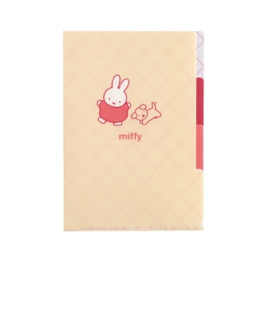 ミッフィー miffy A5ポケットクリアファイル (dance) ホワイト 文具 日本製