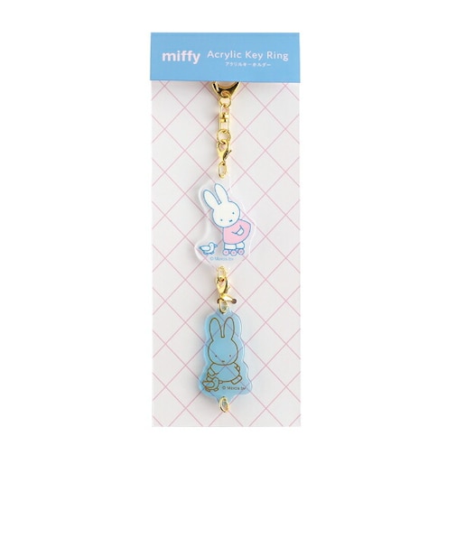 ミッフィー miffy 2連アクリルキーホルダー (friends)