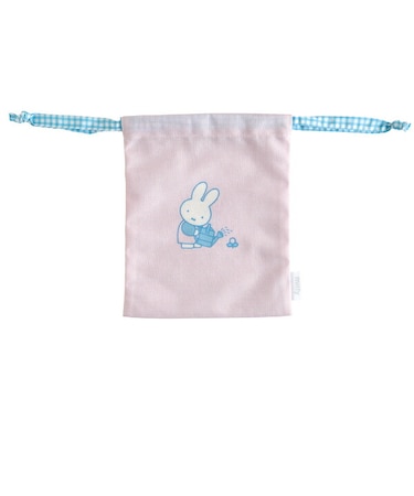 ミッフィー miffy 巾着 (flower) グリーン