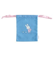 ミッフィー miffy 巾着 (friends) ブルー