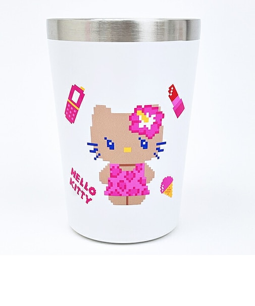 サンリオ 日焼けキティ ステンレスタンブラー (レオパード) Sanrio