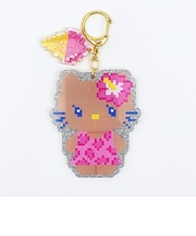 サンリオ 日焼けキティ ミラー付きキーリング (レオパード) キーホルダー Sanrio