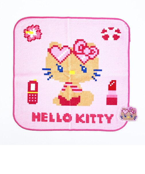 サンリオ 日焼けキティ 刺繍ハンドタオル (ビキニ) ハンカチ Sanrio
