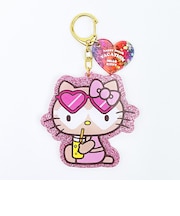 サンリオ 日焼けキティ ミラー付きキーリング ピンク キーホルダー Sanrio