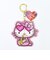 サンリオ 日焼けキティ ミラー付きキーリング ピンク キーホルダー Sanrio