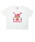サンリオ 日焼けキティ クロップド半袖Tシャツ (ビキニ) ホワイト Sサイズ アパレル Sanrio