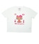 サンリオ 日焼けキティ クロップド半袖Tシャツ (ビキニ) ホワイト Sサイズ アパレル Sanrio