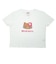 サンリオ 日焼けキティ クロップド半袖Tシャツ (フェイス) ホワイト Sサイズ アパレル Sanrio