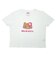 サンリオ 日焼けキティ クロップド半袖Tシャツ (フェイス) ホワイト Mサイズ アパレル Sanrio