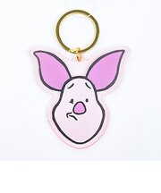 ディズニー くまのプーさん ピグレット 染色アクリルキーホルダー (ピンク) ファニーフェイスフレンズシリーズ Disney