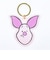 ディズニー くまのプーさん ピグレット 染色アクリルキーホルダー (ピンク) ファニーフェイスフレンズシリーズ Disney
