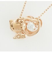 サンリオ ハローキティ ダンシングストーン ペンダント ネックレス アクセサリー シルバー sanrio