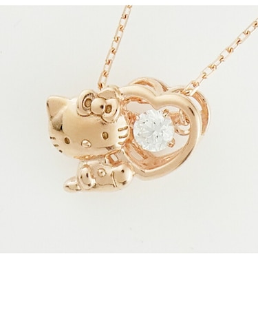 サンリオ ハローキティ ダンシングストーン ペンダント ネックレス アクセサリー シルバー sanrio