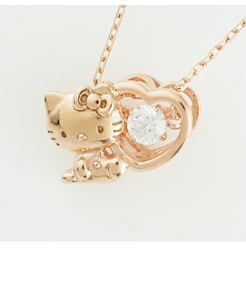 サンリオ ハローキティ ダンシングストーン ペンダント ネックレス アクセサリー シルバー sanrio