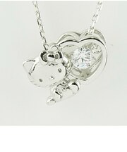 サンリオ ハローキティ ダンシングストーン ペンダント ネックレス アクセサリー ピンクゴールド sanrio