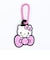 サンリオ ハローキティ ラバーマスコット付きカラビナ ヒョウ柄(ピンク) Sanrio