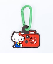 サンリオ ハローキティ ラバーマスコット付きカラビナ カメラ Sanrio
