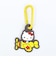 サンリオ ハローキティ ラバーマスコット付きカラビナ 飛行機 Sanrio