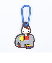 サンリオ ハローキティ ラバーマスコット付きカラビナ ゾウさん Sanrio
